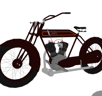 超精细摩托车模型 (122)